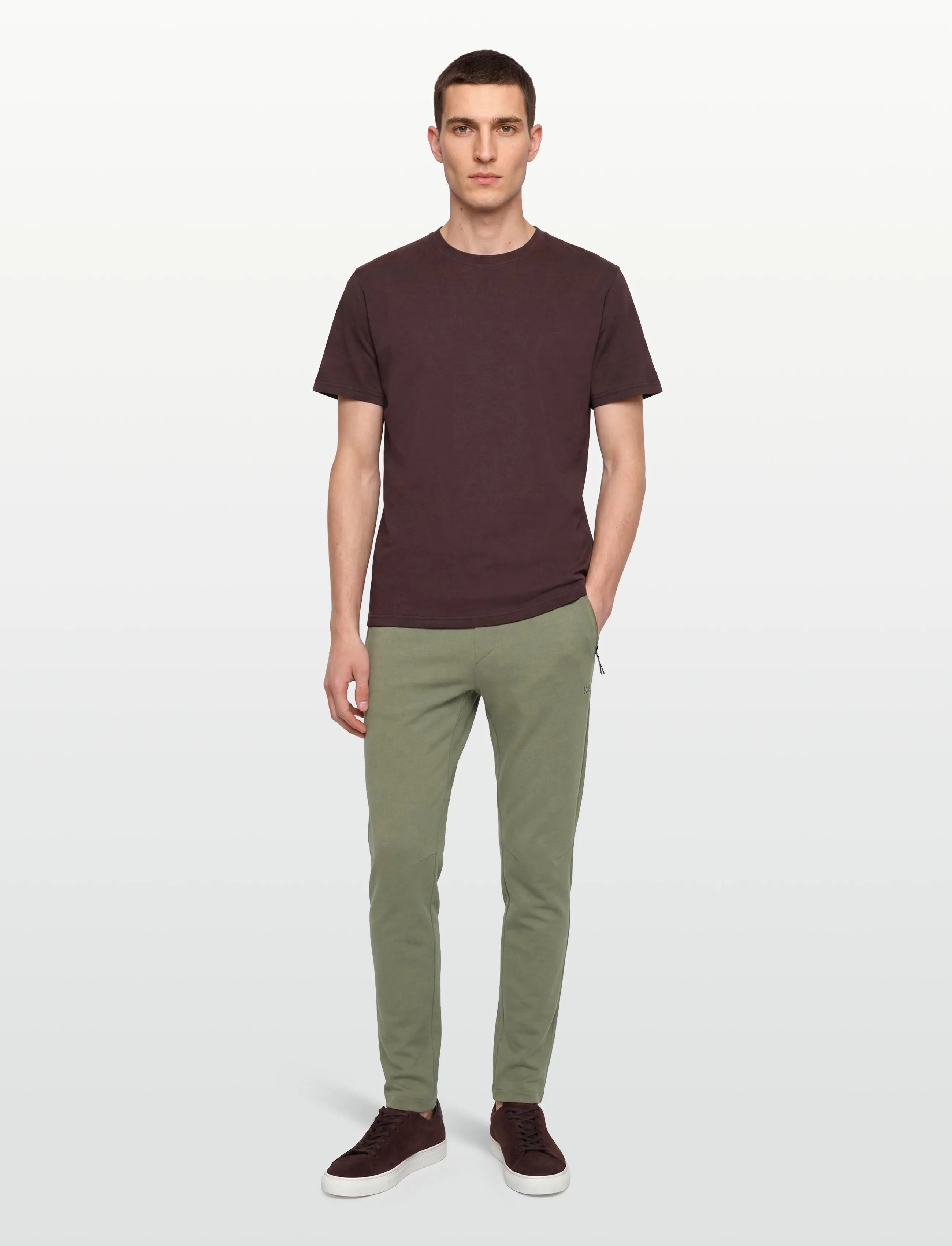 BOSS - JT_Tour long - sport - dark beige - 0