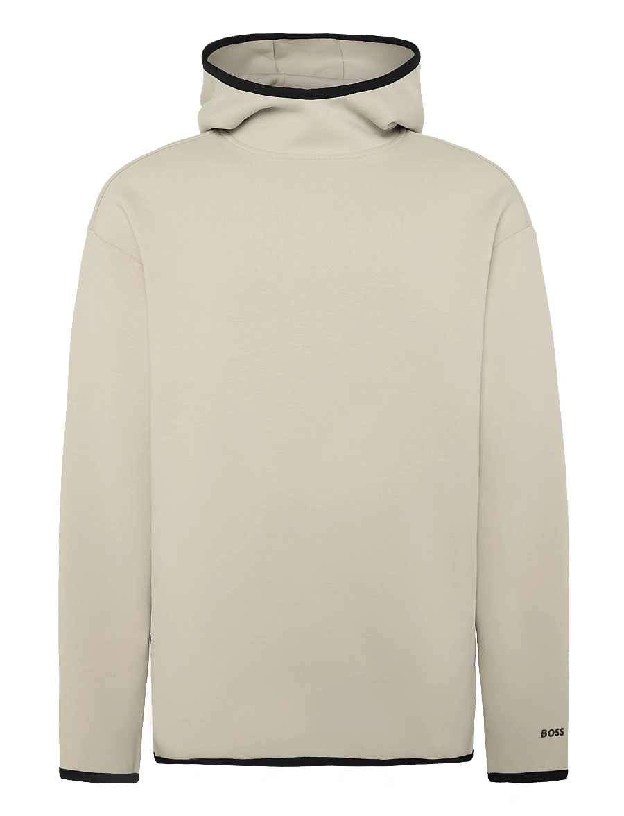 BOSS - SW_Snug Hood - kapuzenpullover - light beige - 1
