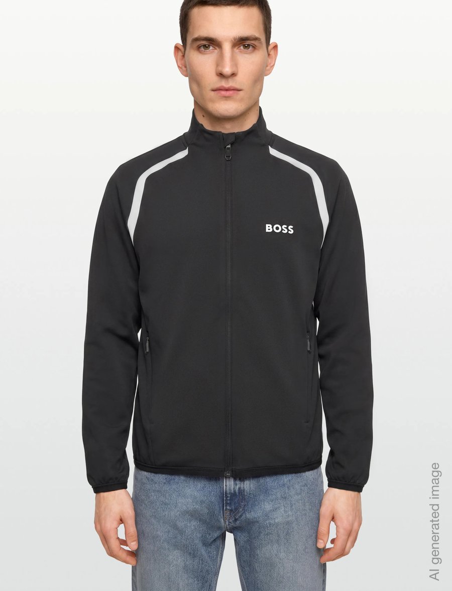 BOSS - SW_TOC Spin FZ - sports jackets - black - 5