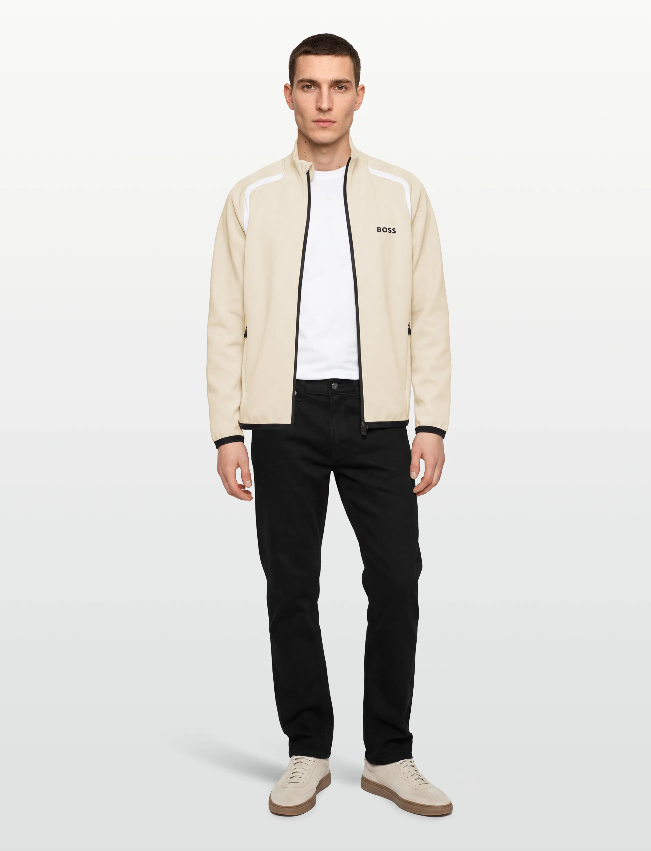 BOSS - SW_TOC Spin FZ - sportjackor - light beige - 0