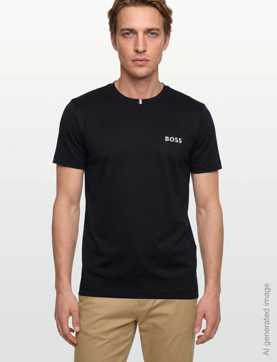 BOSS - TS_TOC Spin Training - oberteile & t-shirts - black - 3