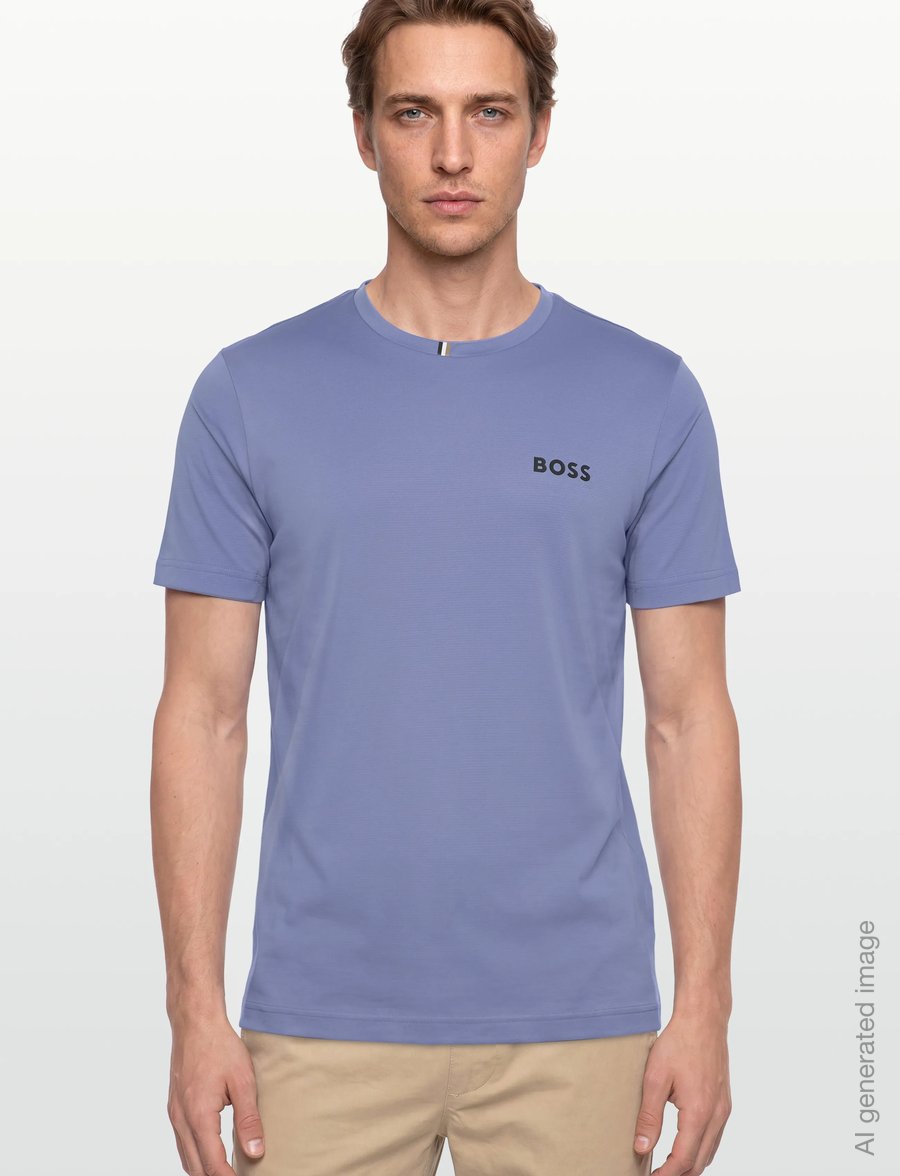 BOSS - TS_TOC Spin Training - oberteile & t-shirts - light/pastel blue - 3