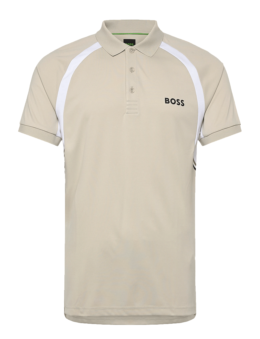 BOSS - PL_TOC Spin CB - short-sleeved polos - light beige - 0