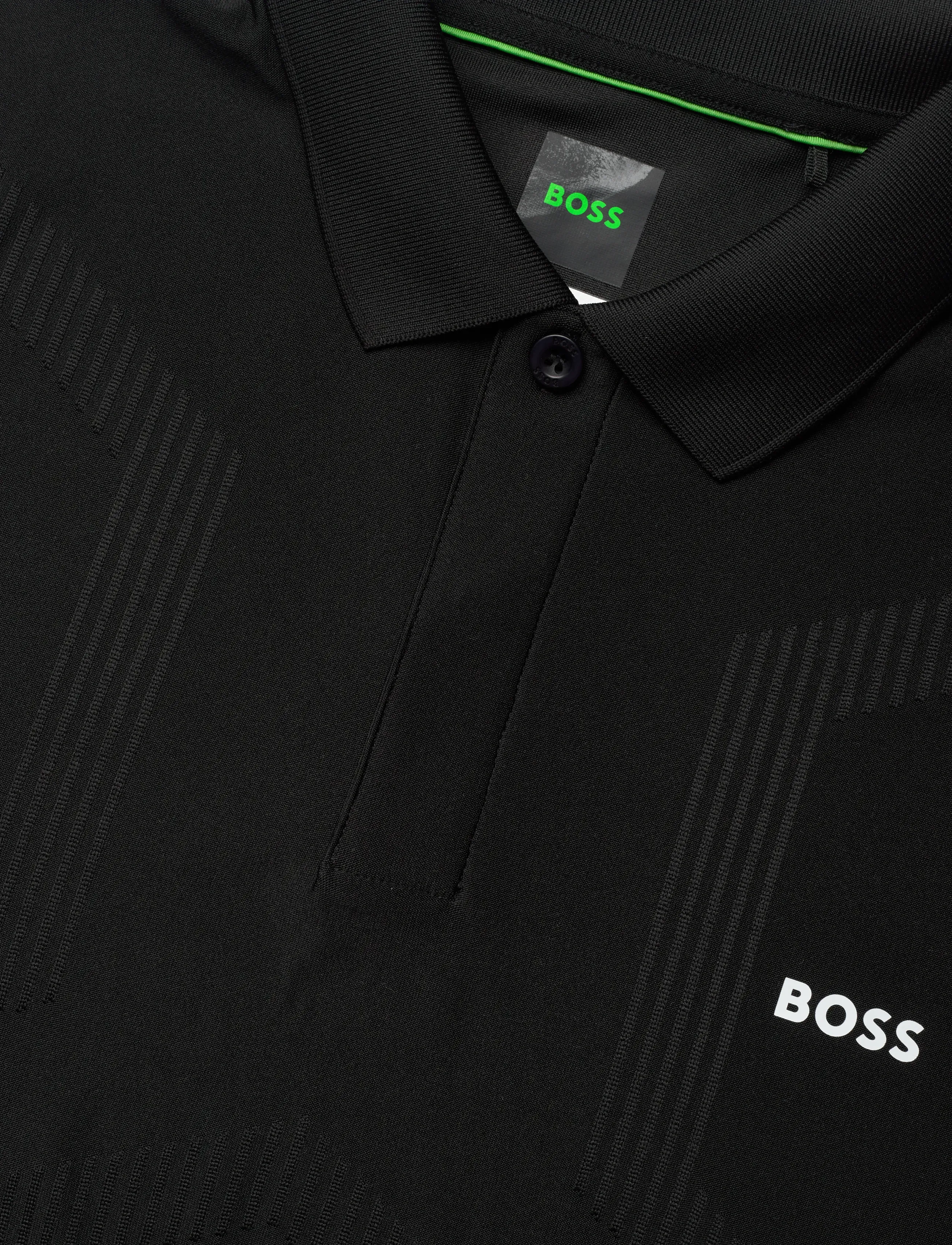 BOSS - PL_GOC Chip Hexa - kortærmede poloer - black - 2