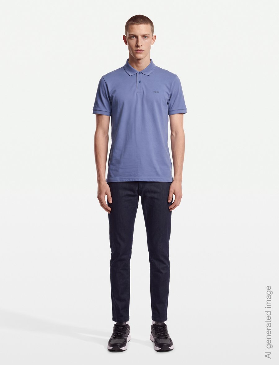 BOSS - Pio 1 - toppar & t-shirts - light/pastel blue - 0