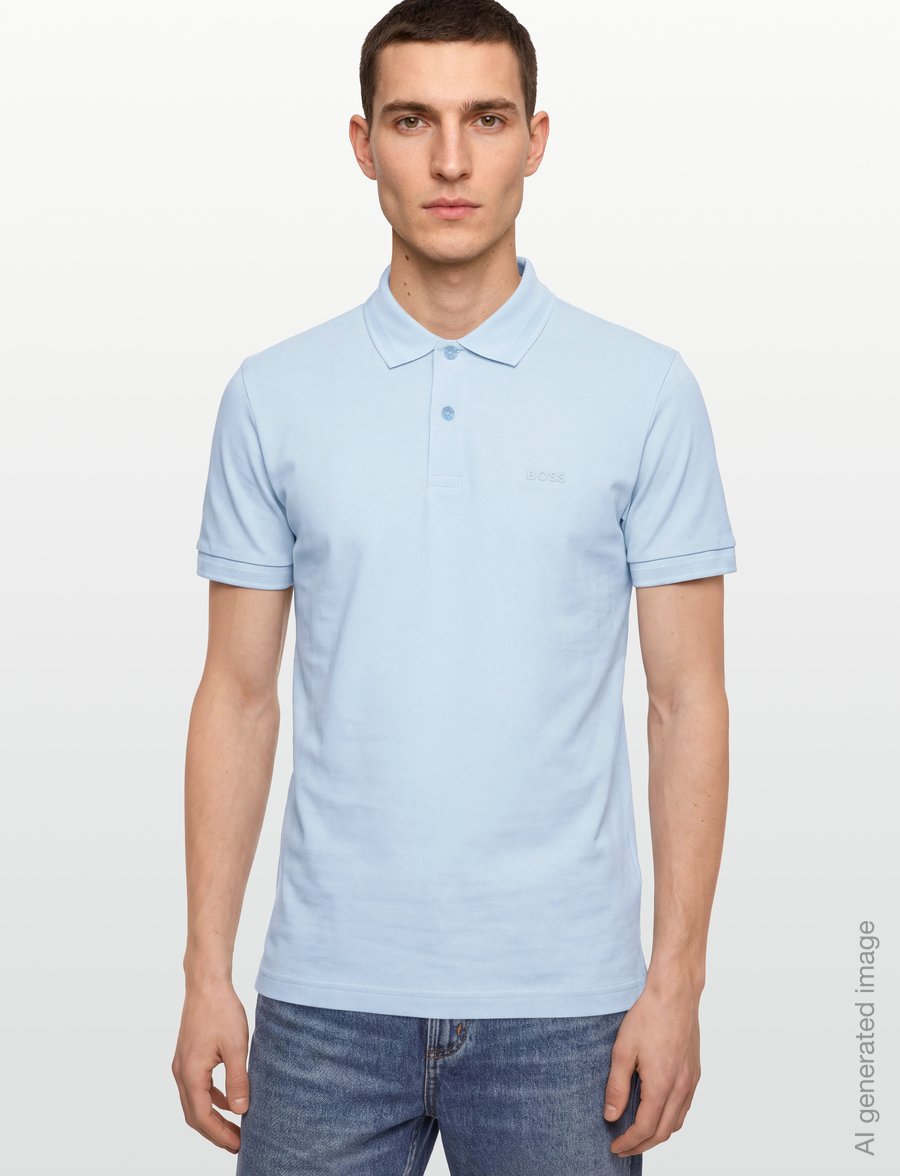 BOSS - Pio 1 - polos - open blue - 3