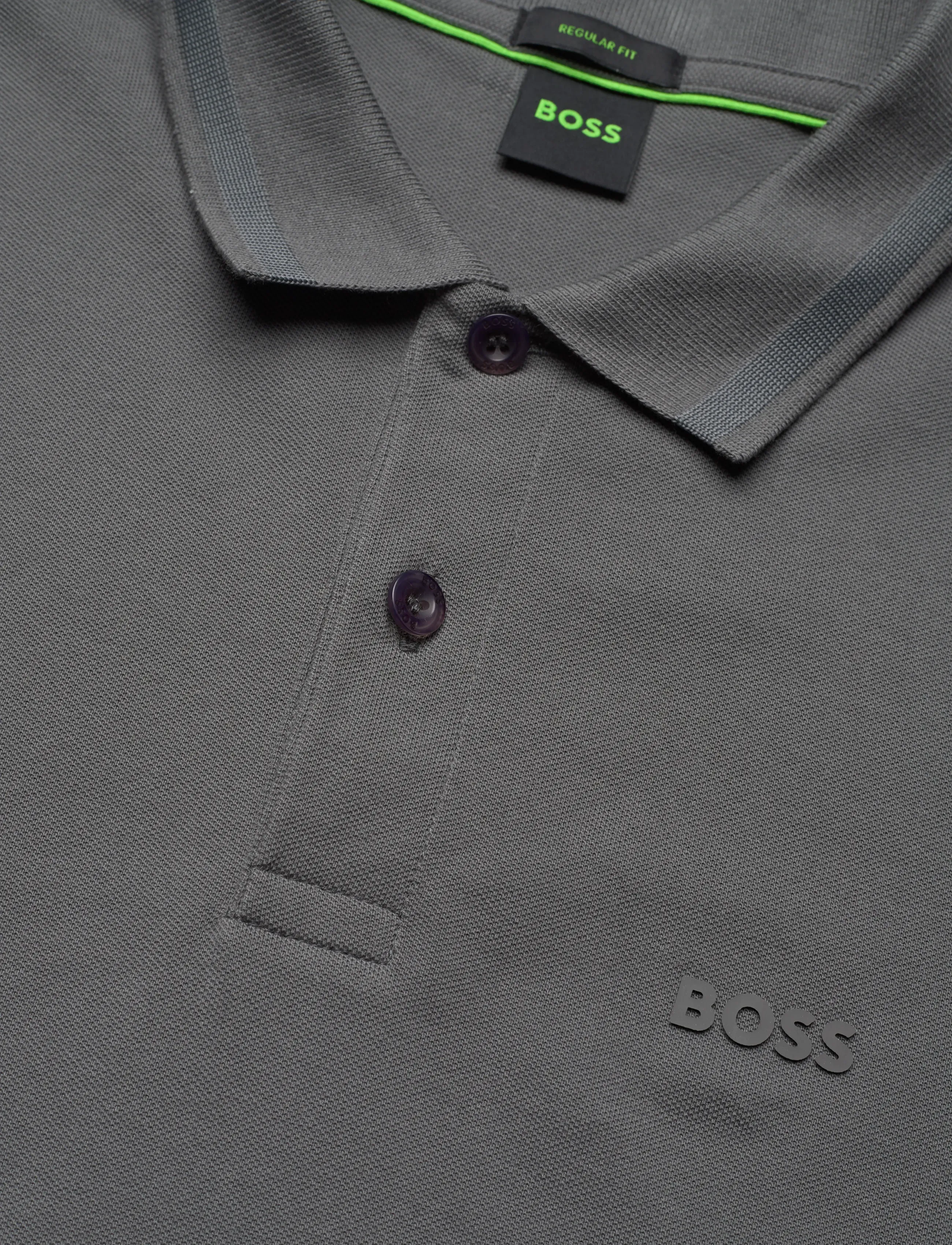 BOSS - Pio 1 - polos - open grey - 2