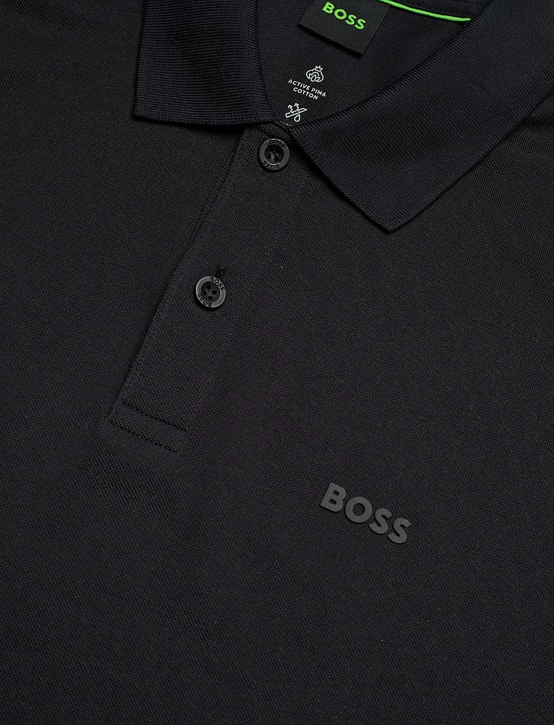 BOSS - PL_GOC Chip Pattern - stickade pikéer - dark blue - 2