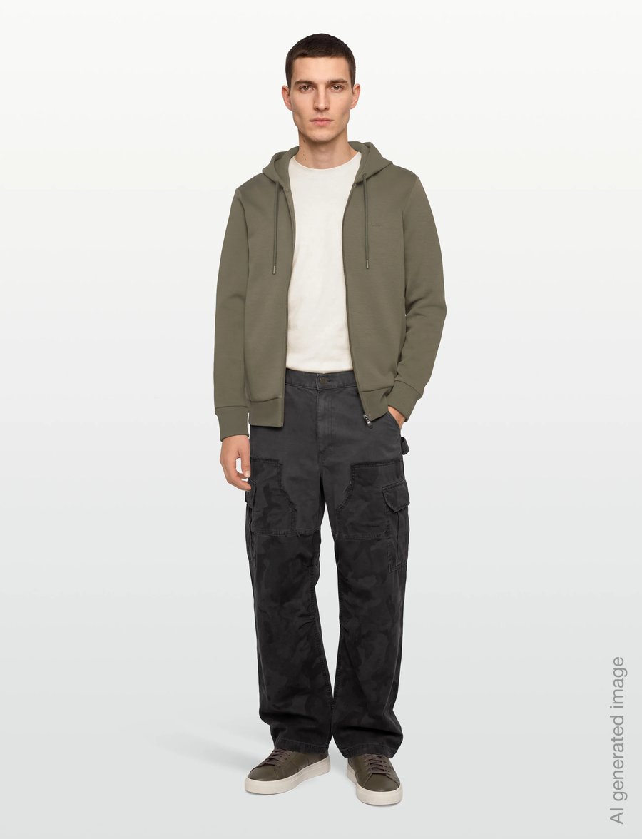 BOSS - Saggy - sweatshirts - dark beige - 0