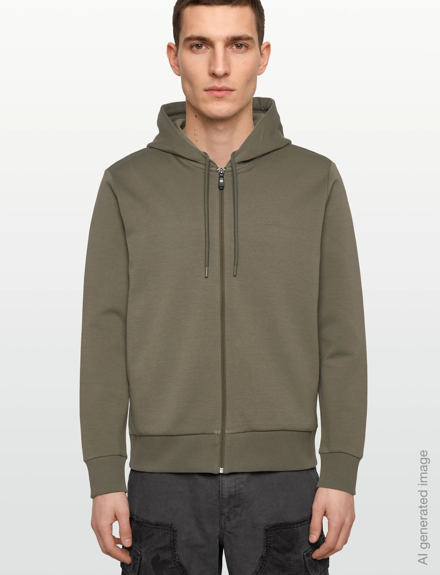 BOSS - Saggy - sweatshirts - dark beige - 3