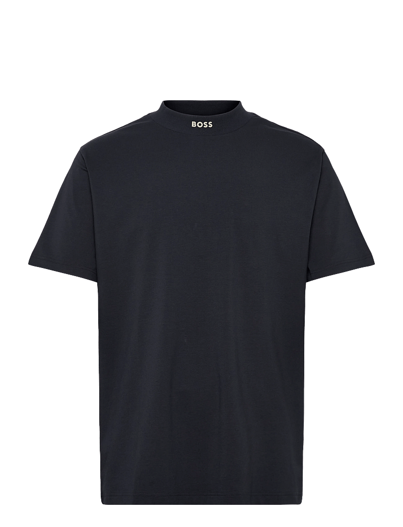 BOSS - Tee Collar - oberteile & t-shirts - dark blue - 0