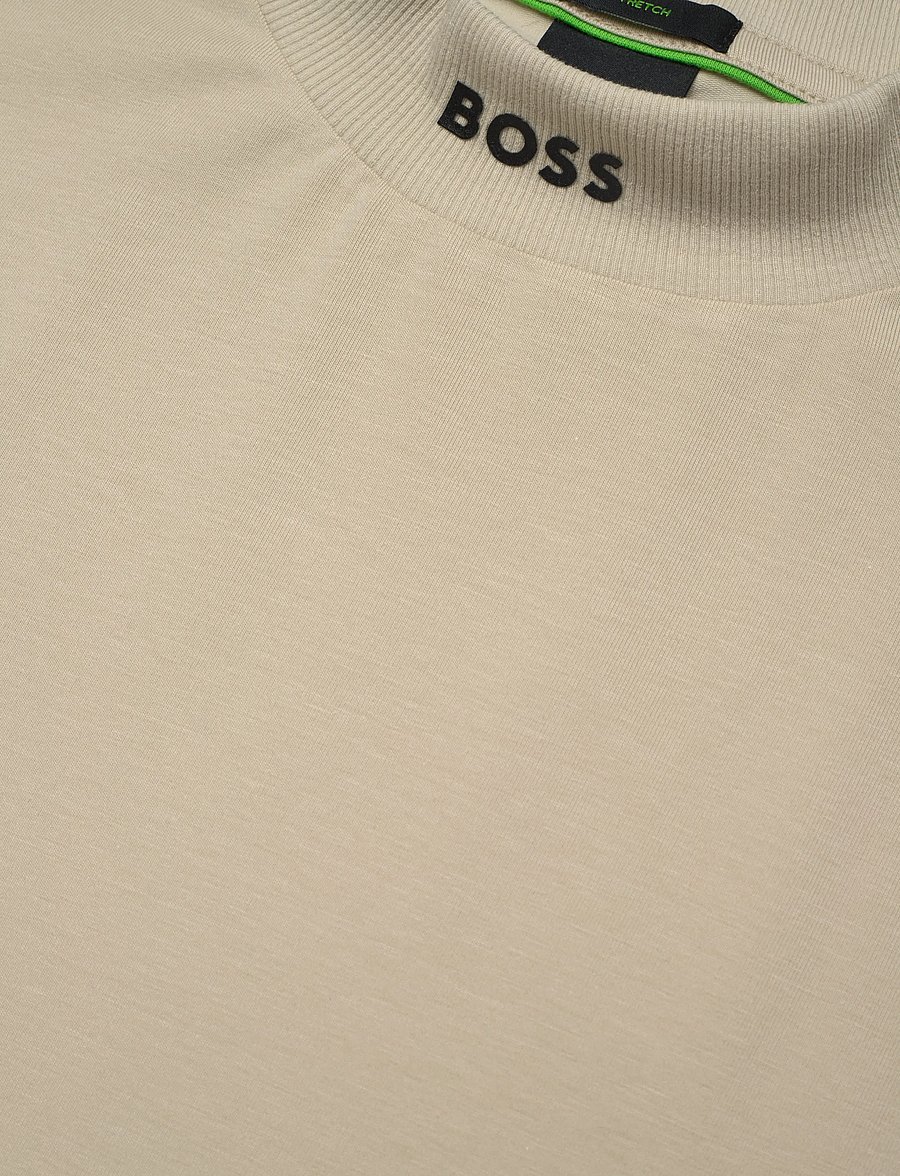 BOSS - Tee Collar - oberteile & t-shirts - light beige - 2