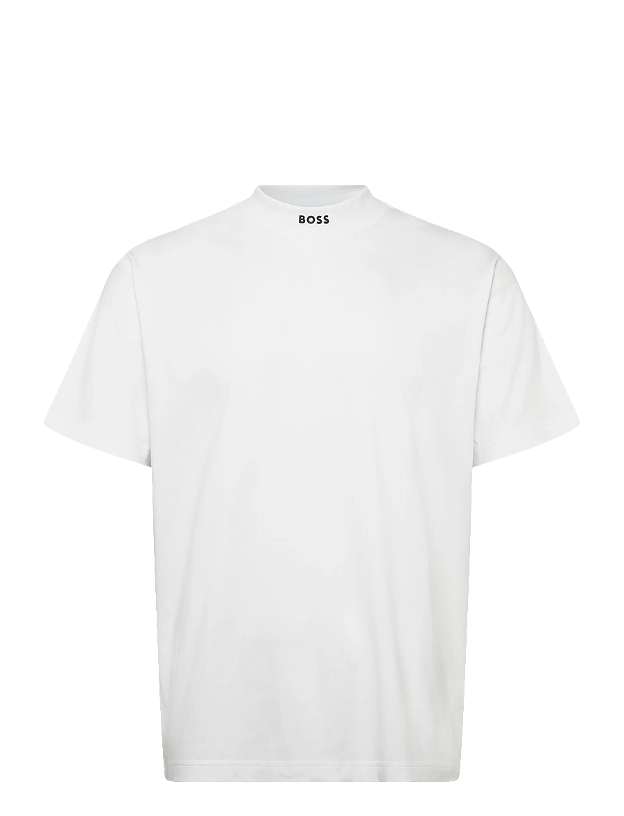 BOSS - Tee Collar - oberteile & t-shirts - white - 0