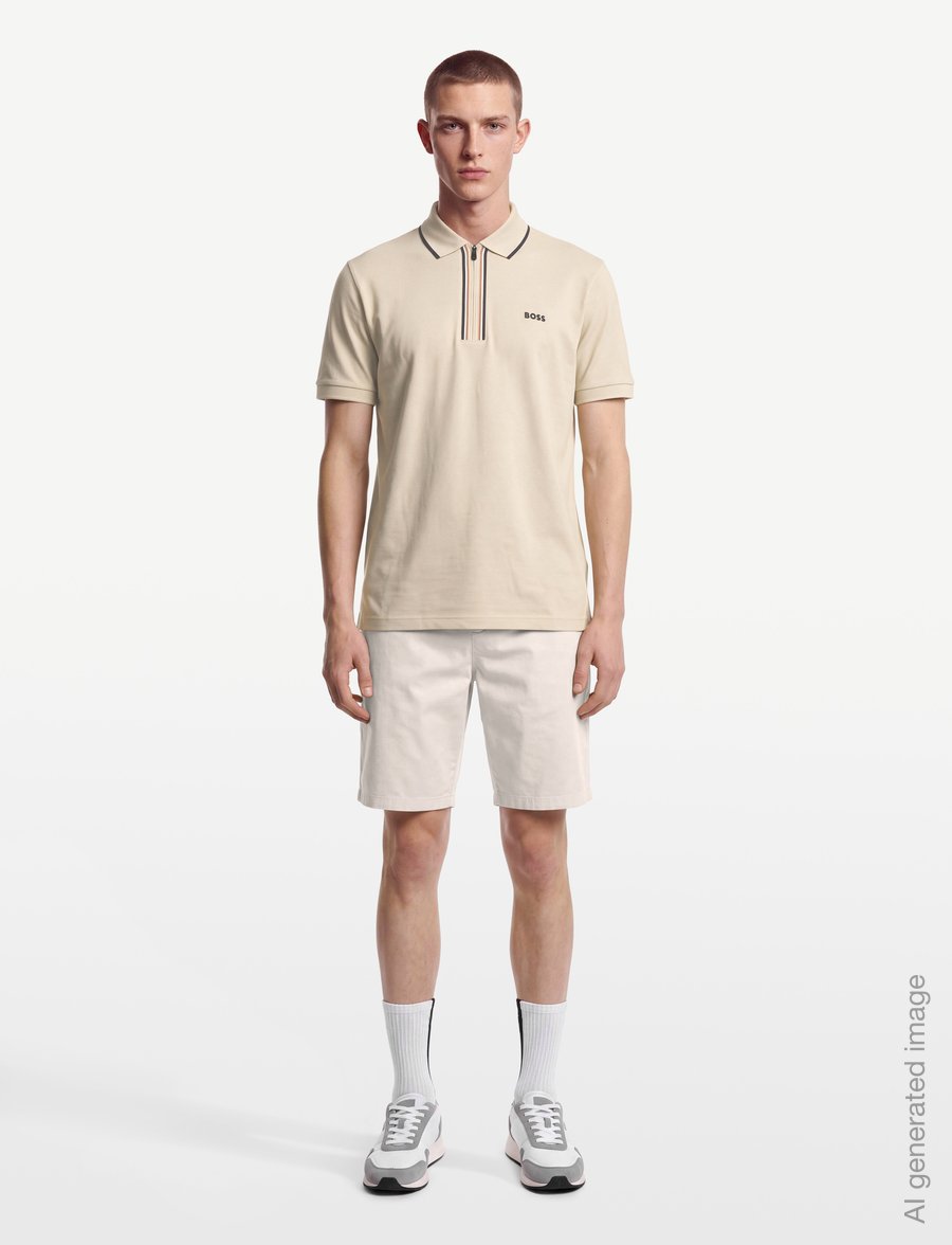 BOSS - Philix GOC - toppe & t-shirts - light beige - 0
