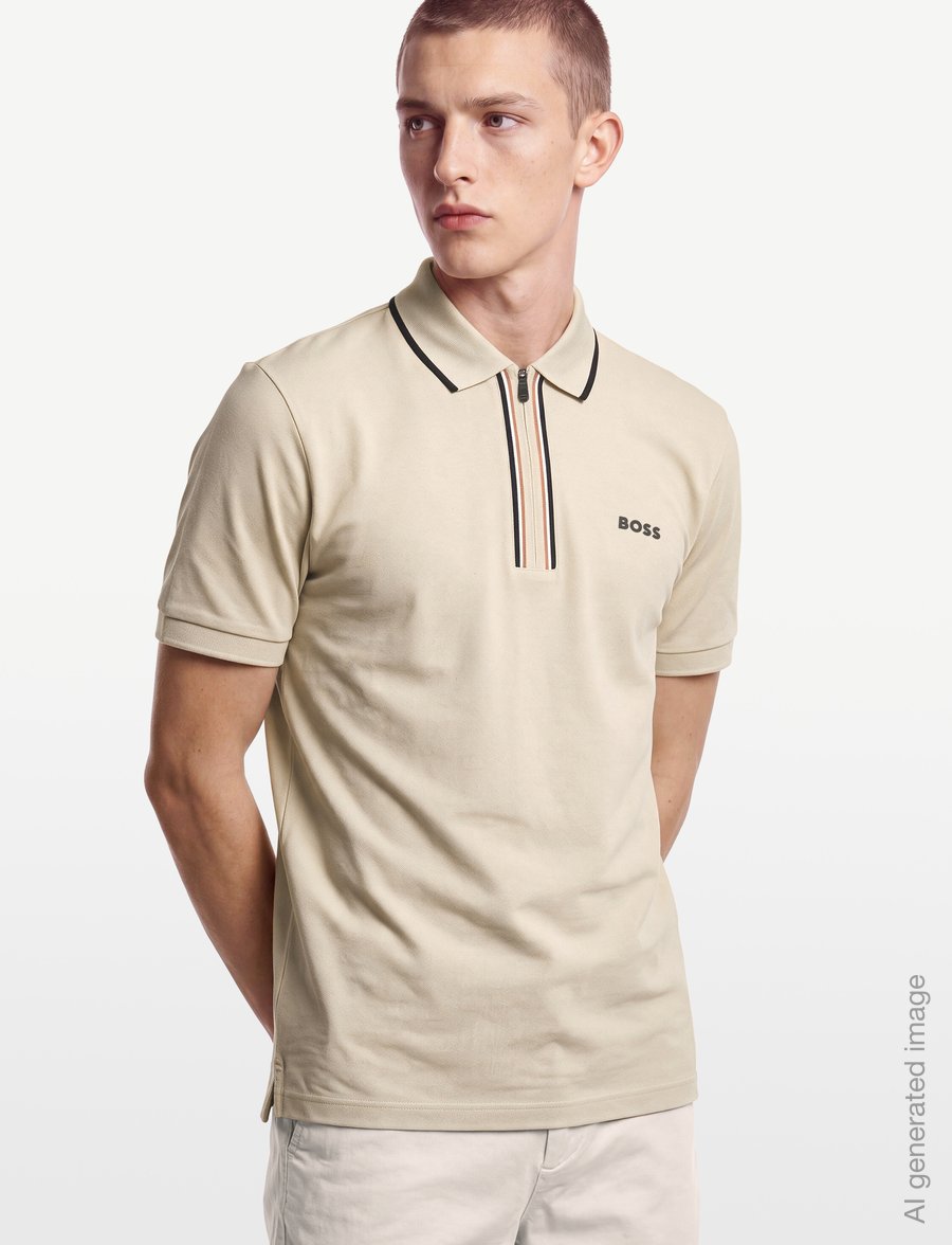 BOSS - Philix GOC - toppe & t-shirts - light beige - 3