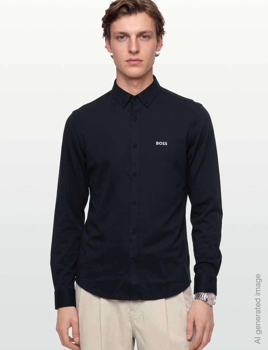 BOSS - ST_Motion L - oxford-skjortor - dark blue - 3