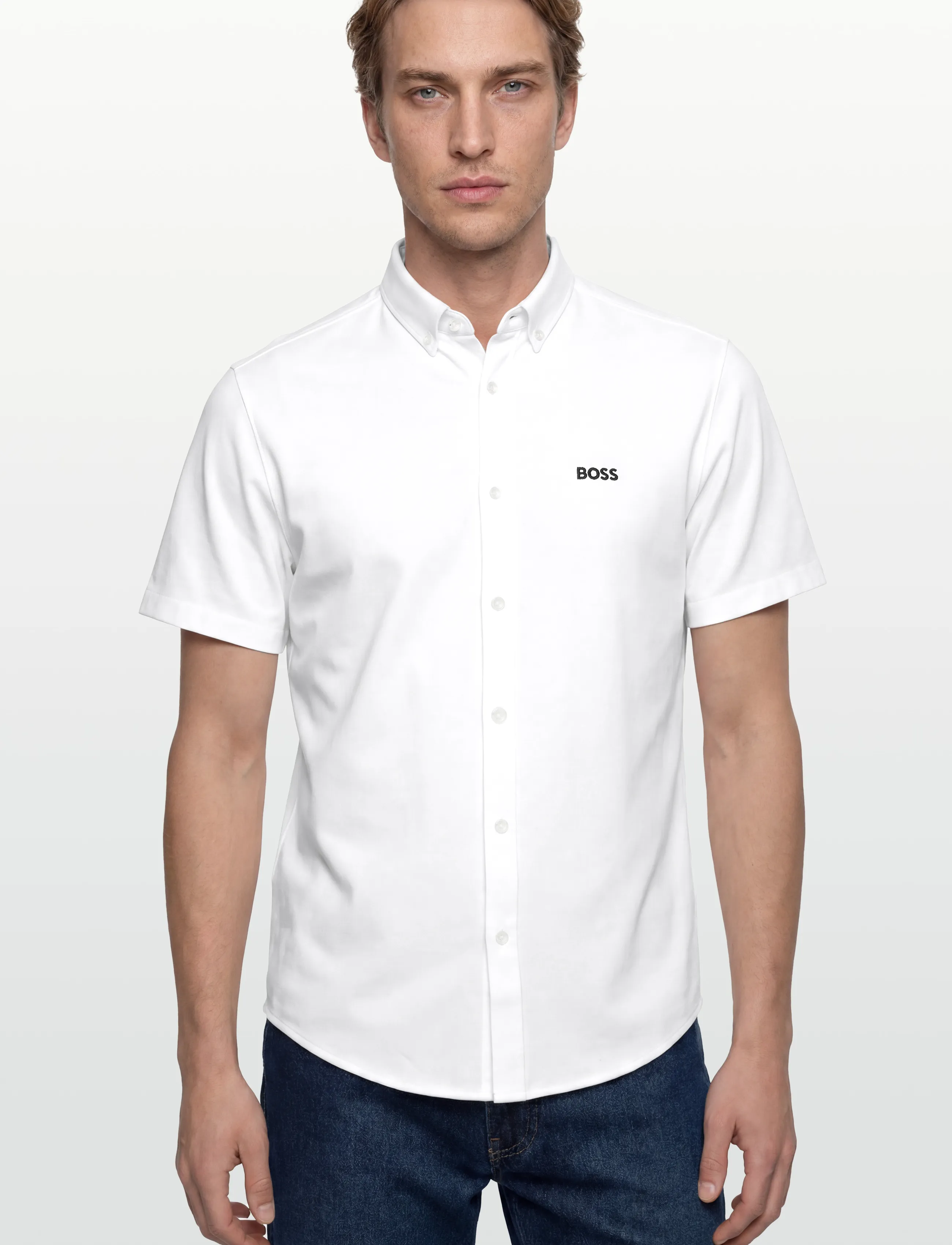 BOSS - ST_Motion S - kortærmede skjorter - white - 3