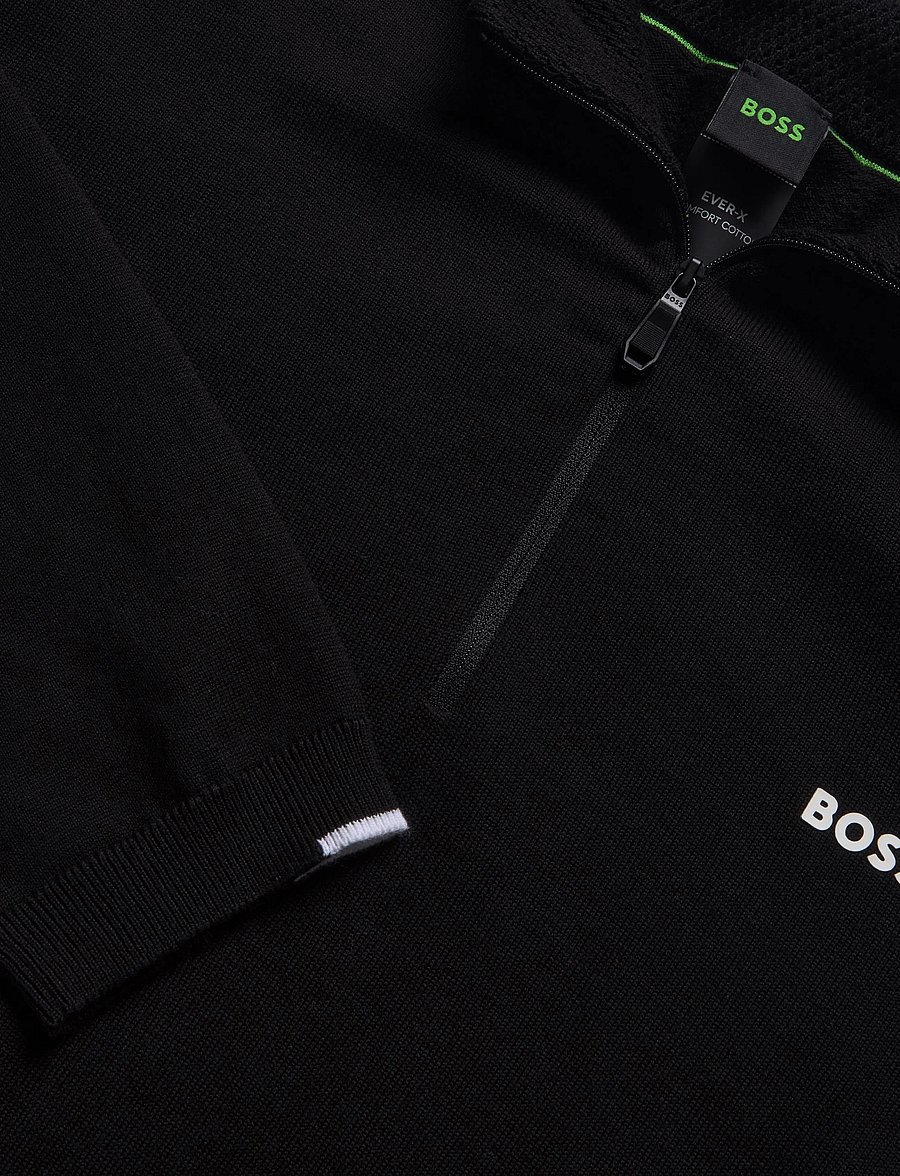 BOSS - KN_Ever-X QZ - sweatshirts - black - 2