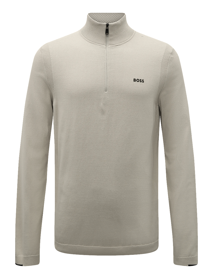 BOSS - KN_Ever-X QZ - dressipluusid - light beige - 0