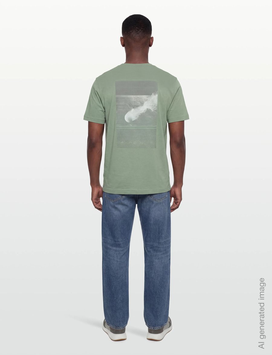 BOSS - TS_Join GRX - tops & t-shirts - open green - 4