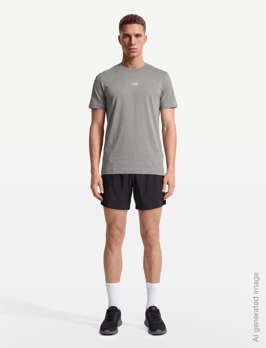 BOSS - TS_Join GRX - oberteile & t-shirts - open grey - 0