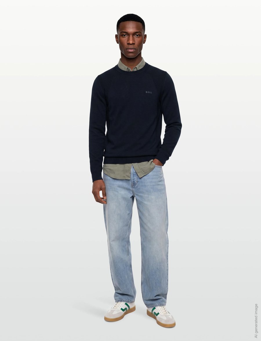 BOSS - KN_Momentum-Lite CN - sweatshirts - dark blue - 0
