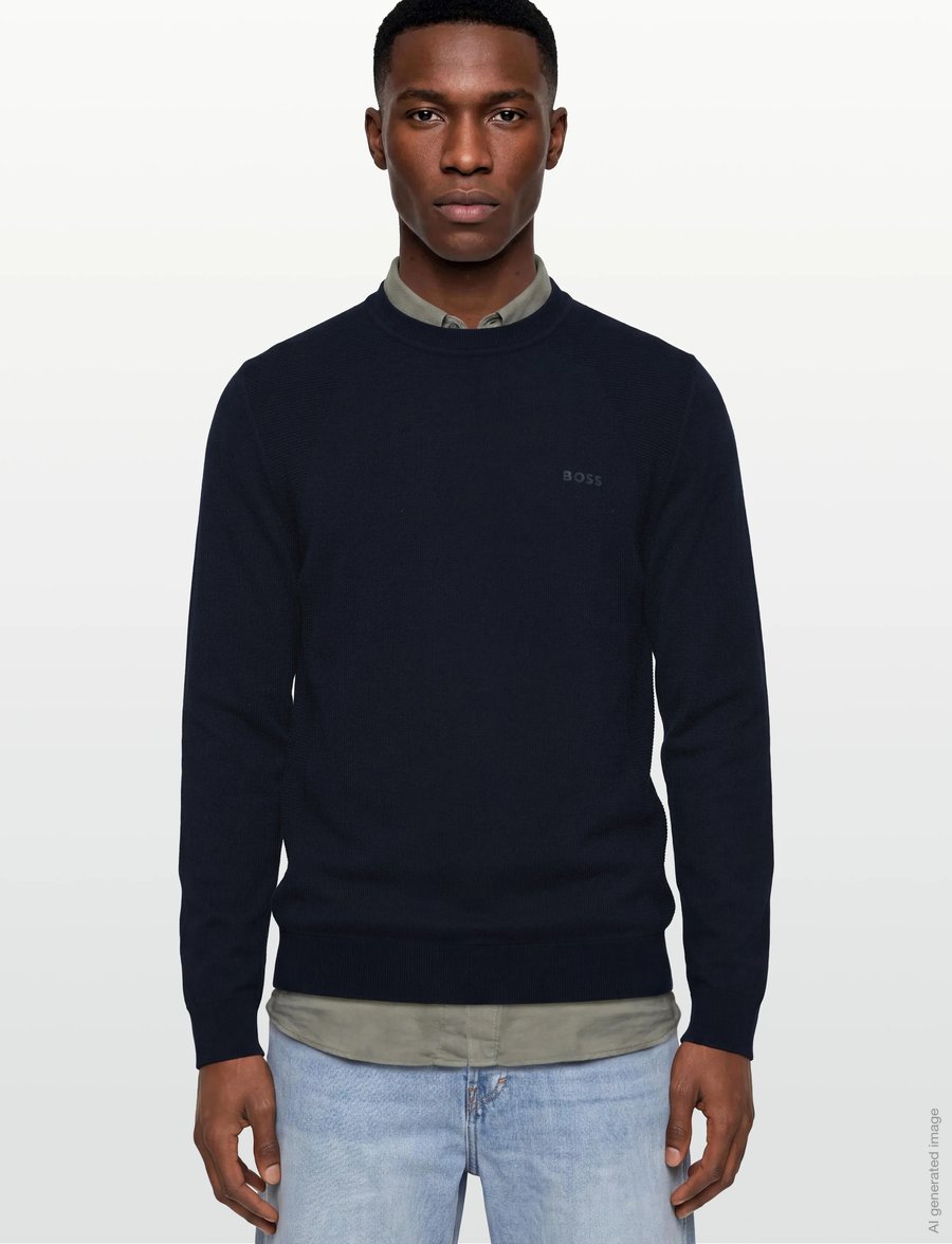 BOSS - KN_Momentum-Lite CN - sweatshirts - dark blue - 3
