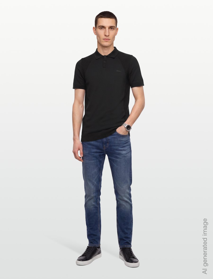 BOSS - KN_Momentum-Lite PS - oberteile & t-shirts - black - 0