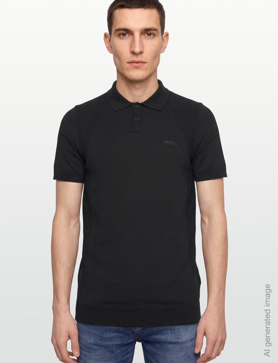 BOSS - KN_Momentum-Lite PS - oberteile & t-shirts - black - 3