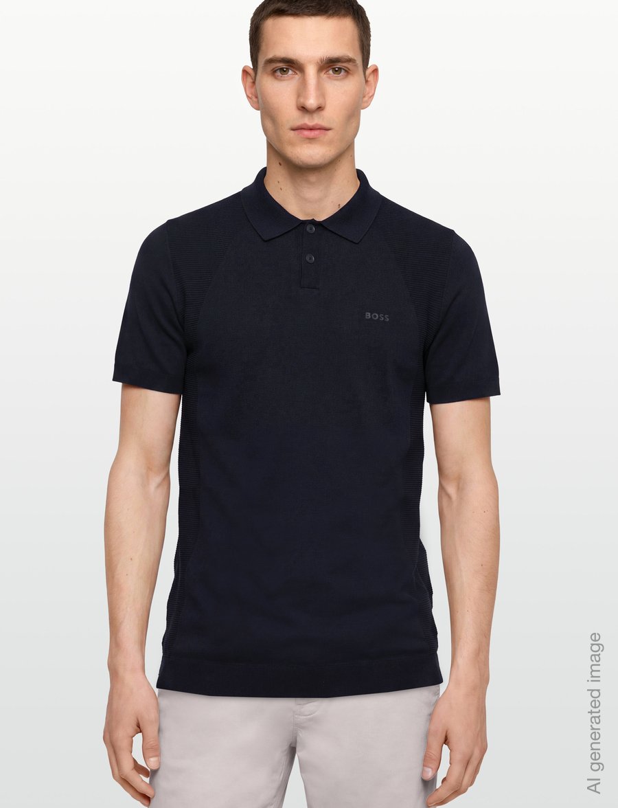 BOSS - KN_Momentum-Lite PS - oberteile & t-shirts - dark blue - 3