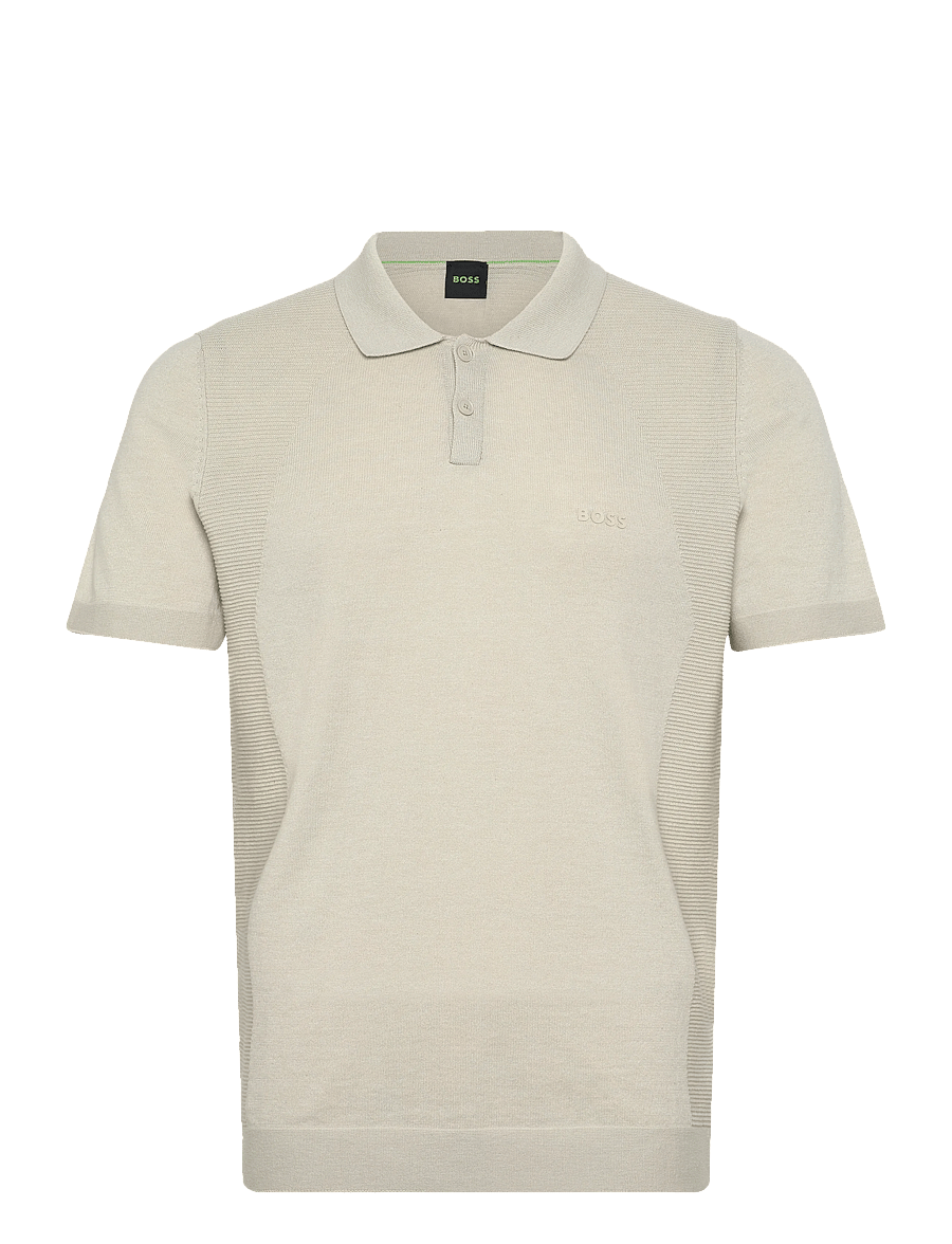 BOSS - KN_Momentum-Lite PS - oberteile & t-shirts - light beige - 0