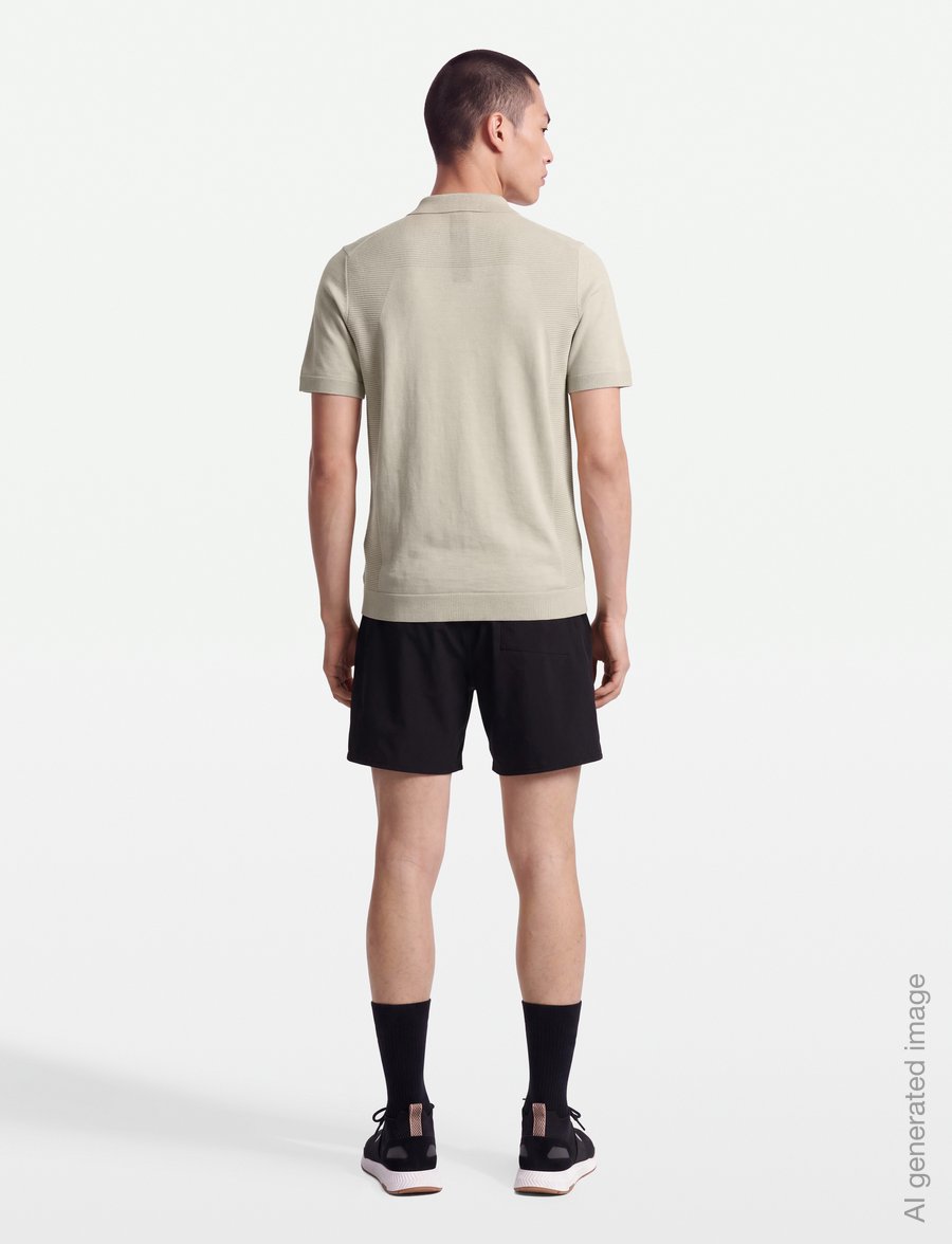 BOSS - KN_Momentum-Lite PS - oberteile & t-shirts - light beige - 4