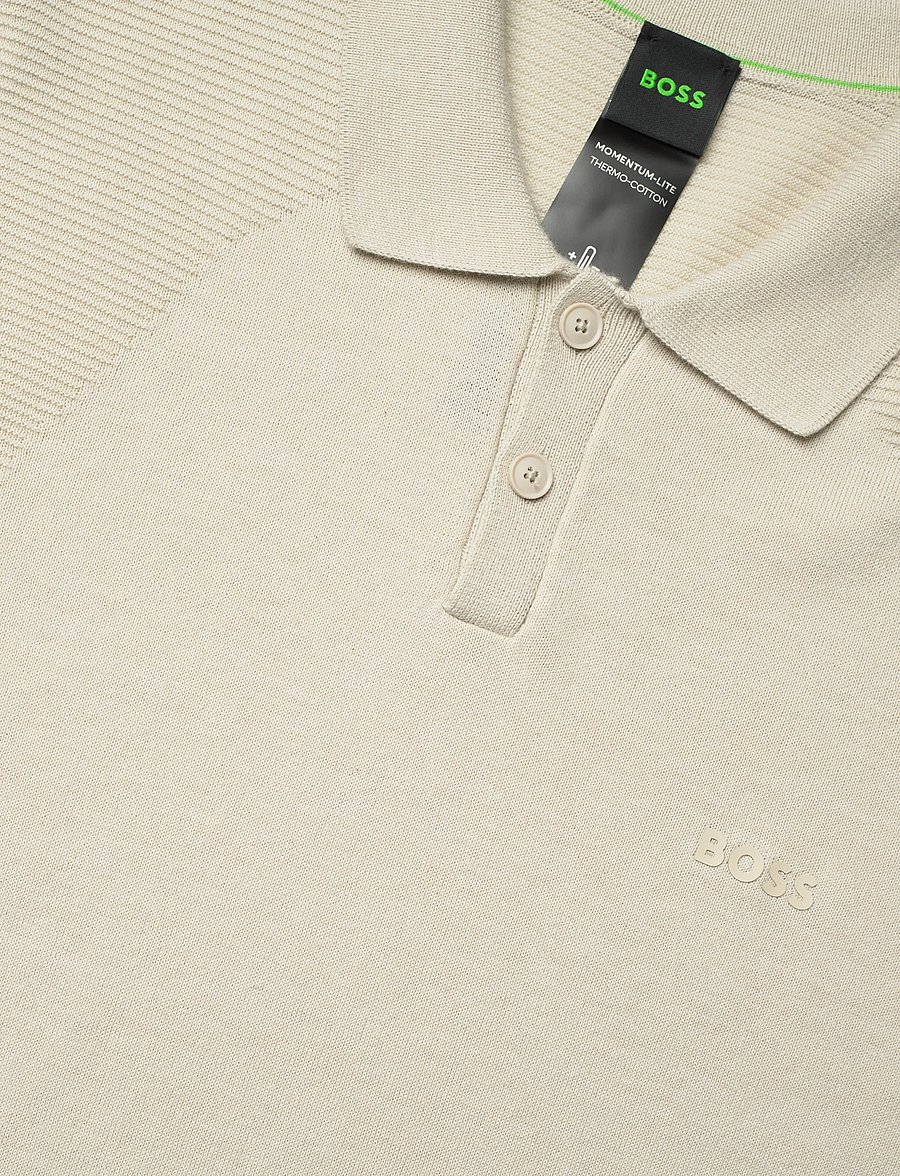 BOSS - KN_Momentum-Lite PS - oberteile & t-shirts - light beige - 2