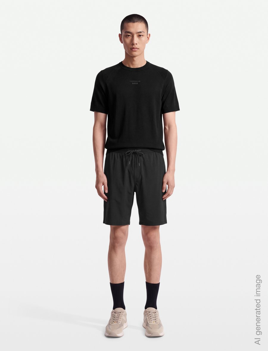BOSS - KN_PS Spirit70 TS - oberteile & t-shirts - black - 0