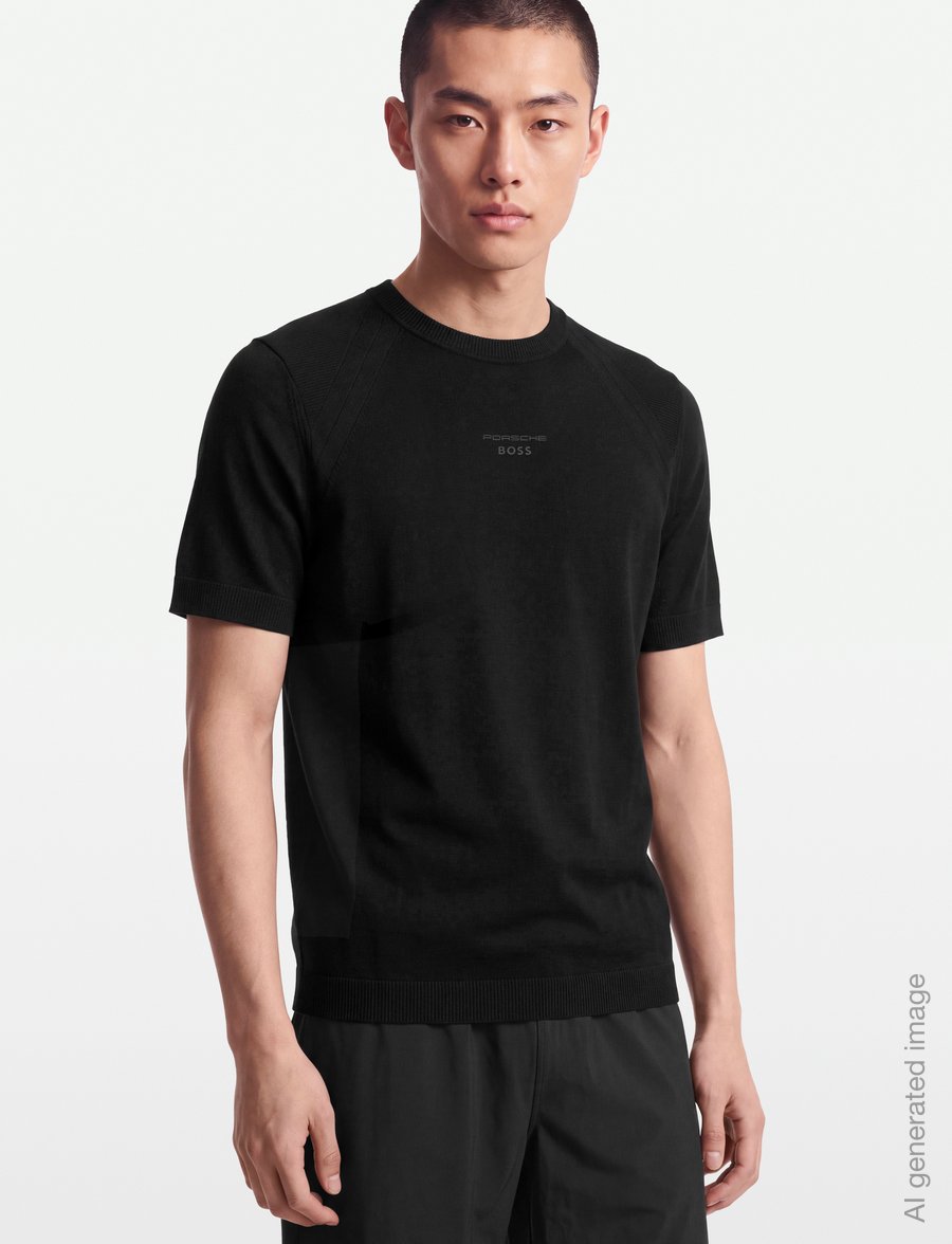 BOSS - KN_PS Spirit70 TS - oberteile & t-shirts - black - 3