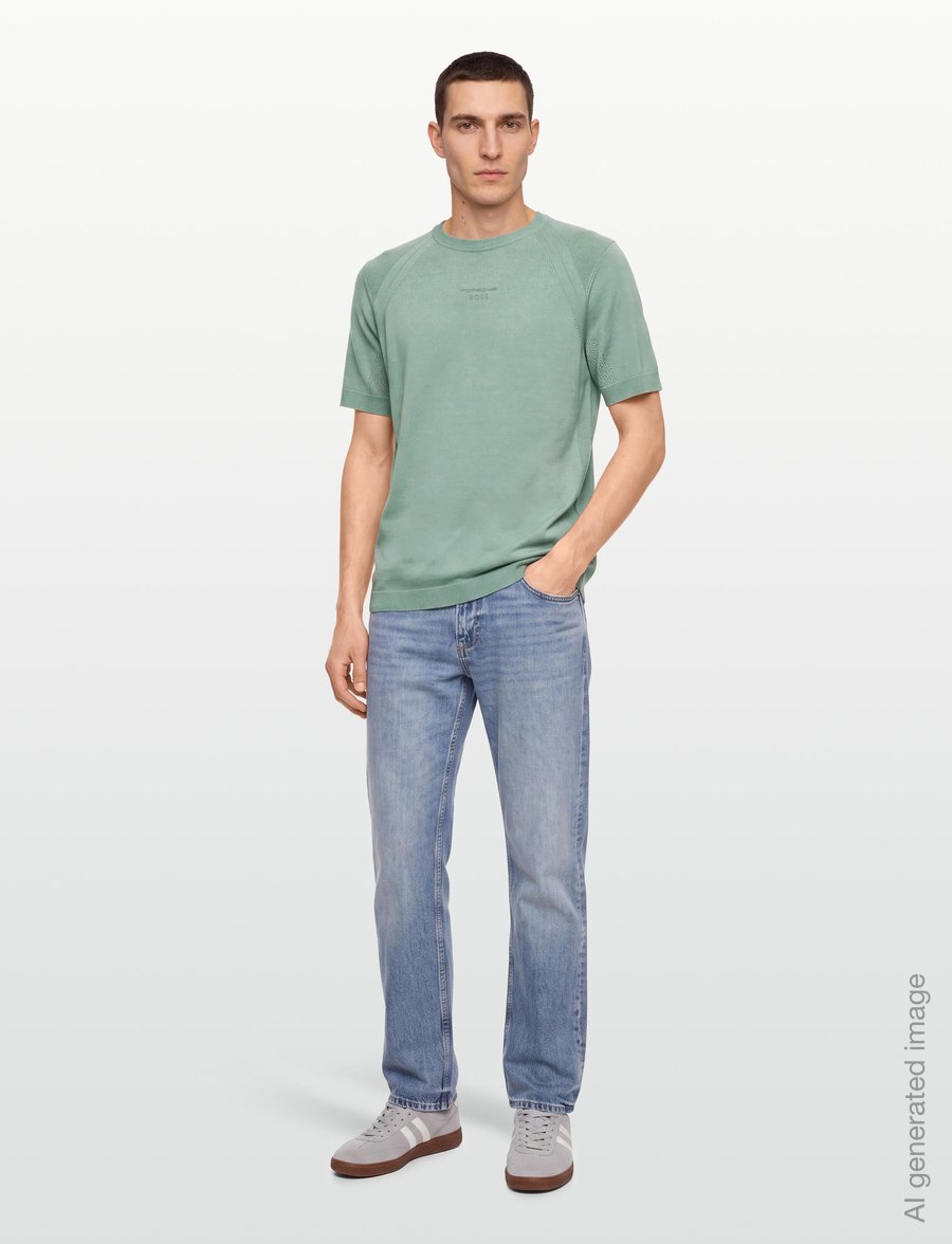 BOSS - KN_PS Spirit70 TS - oberteile & t-shirts - open green - 0