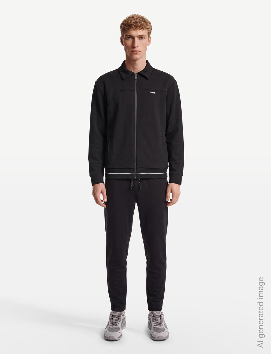 BOSS - SW_Member FZ - oberteile - black - 0