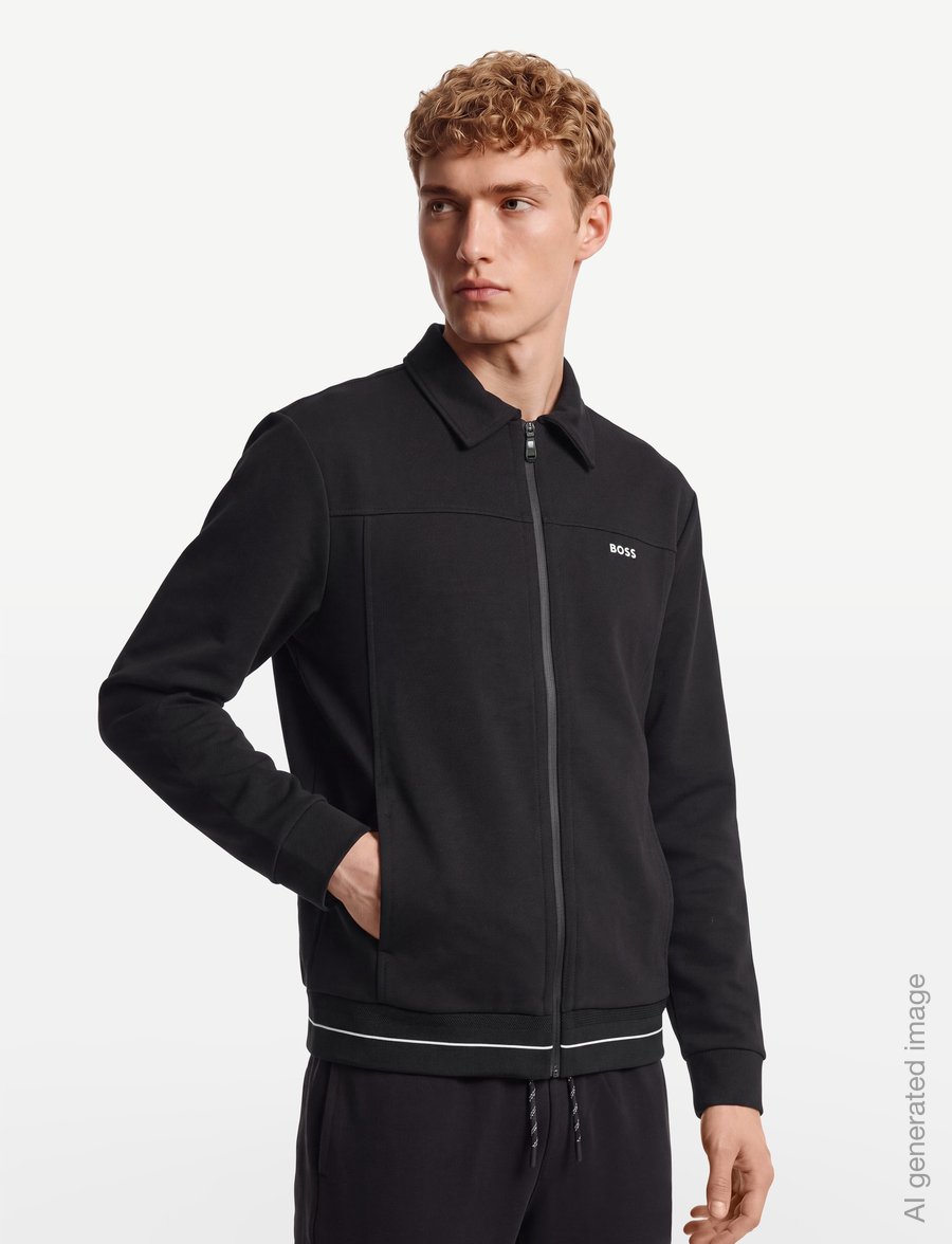 BOSS - SW_Member FZ - oberteile - black - 3