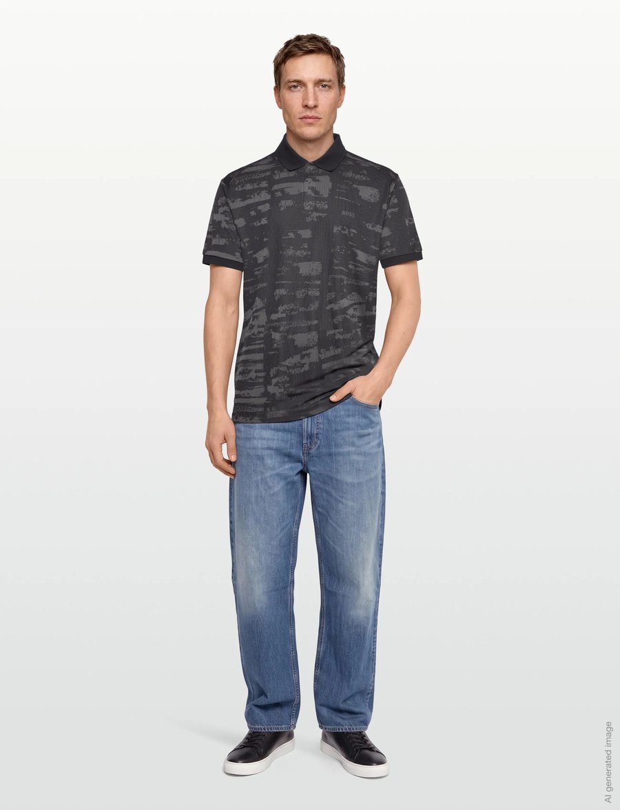 BOSS - PL_Active Repeat - oberteile & t-shirts - black - 0