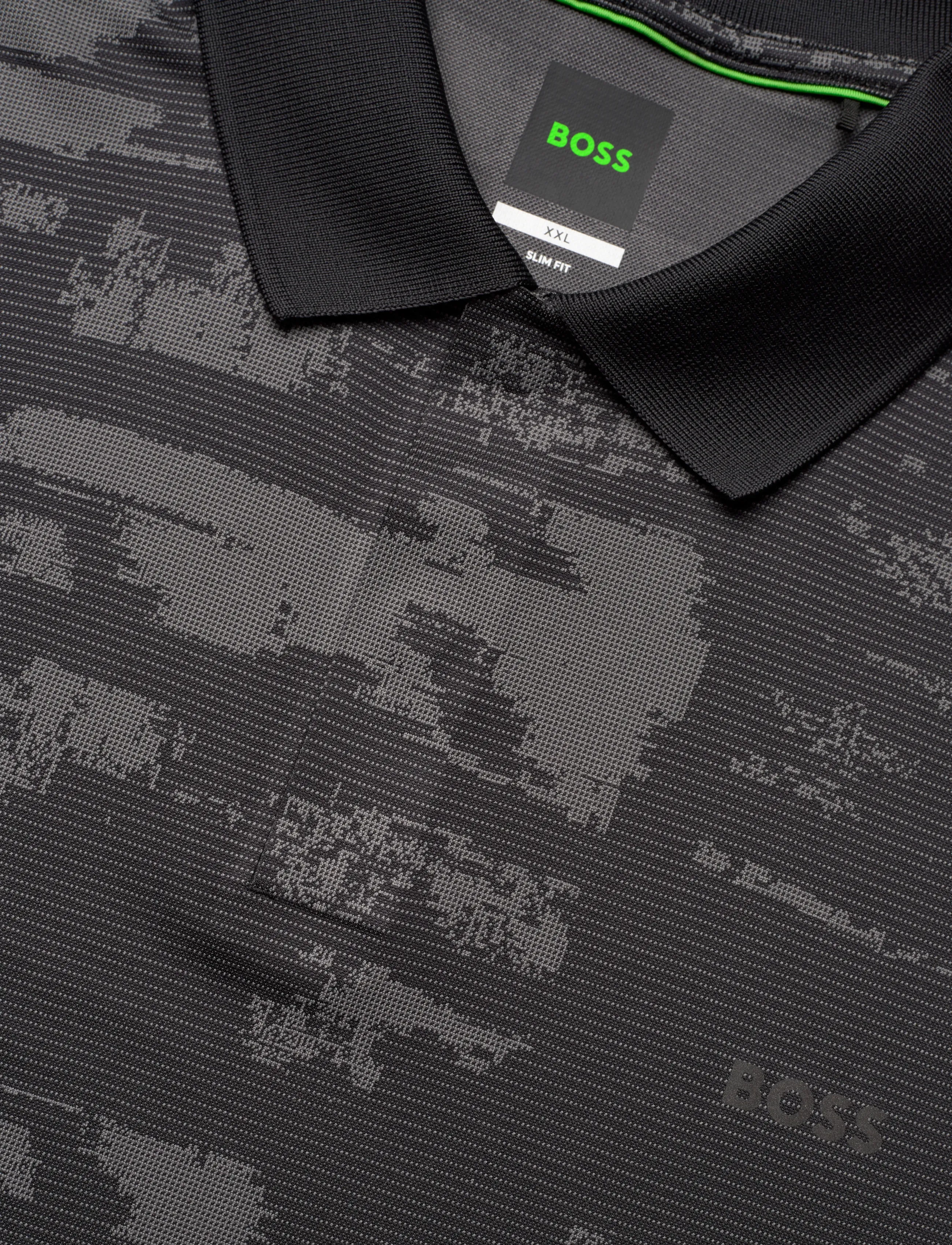 BOSS - PL_Active Repeat - short-sleeved polos - black - 2
