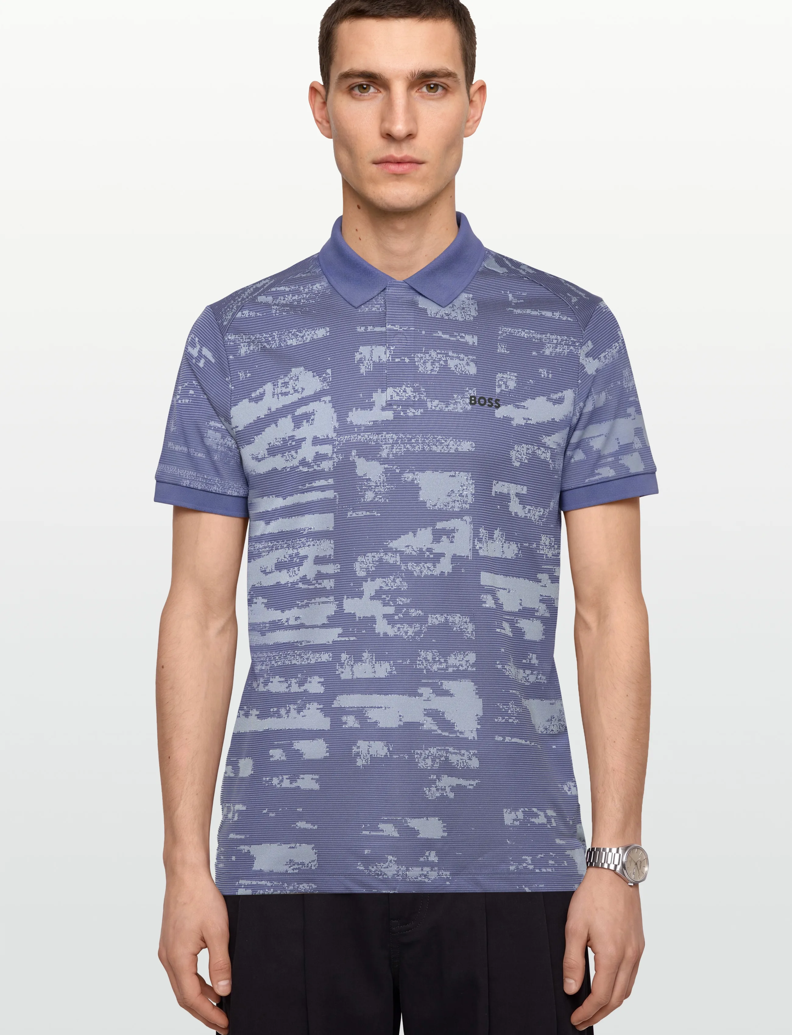 BOSS - PL_Active Repeat - kortærmede poloer - light/pastel blue - 3