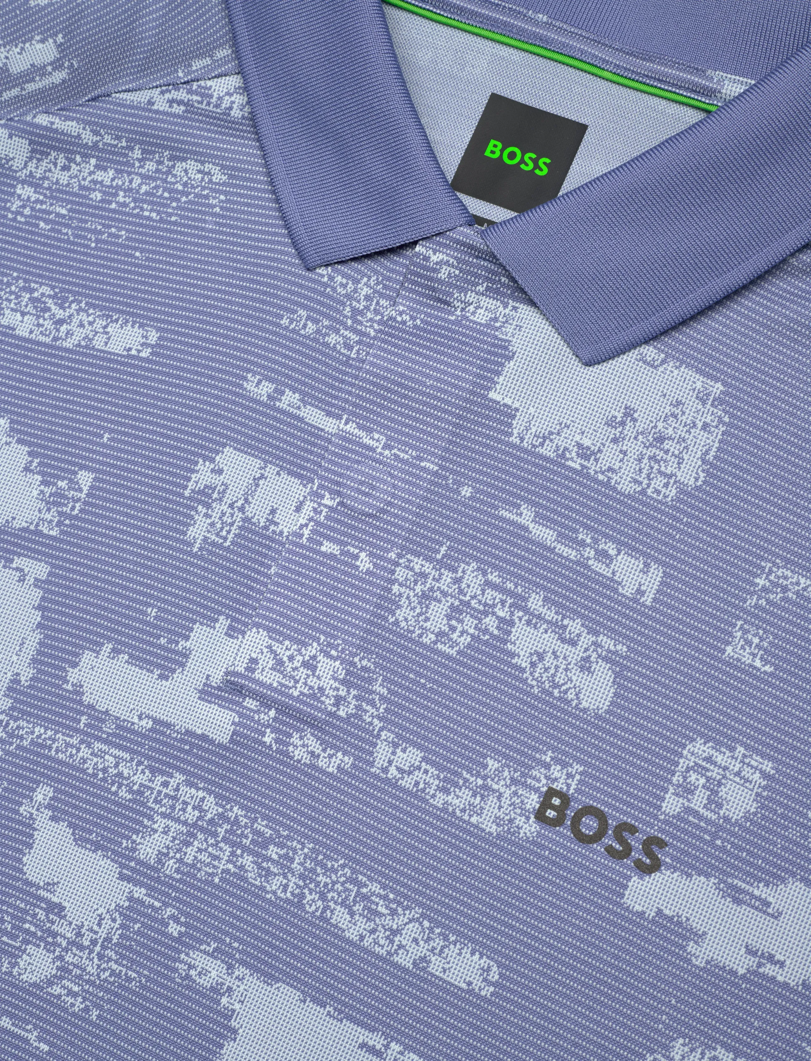BOSS - PL_Active Repeat - short-sleeved polos - light/pastel blue - 2
