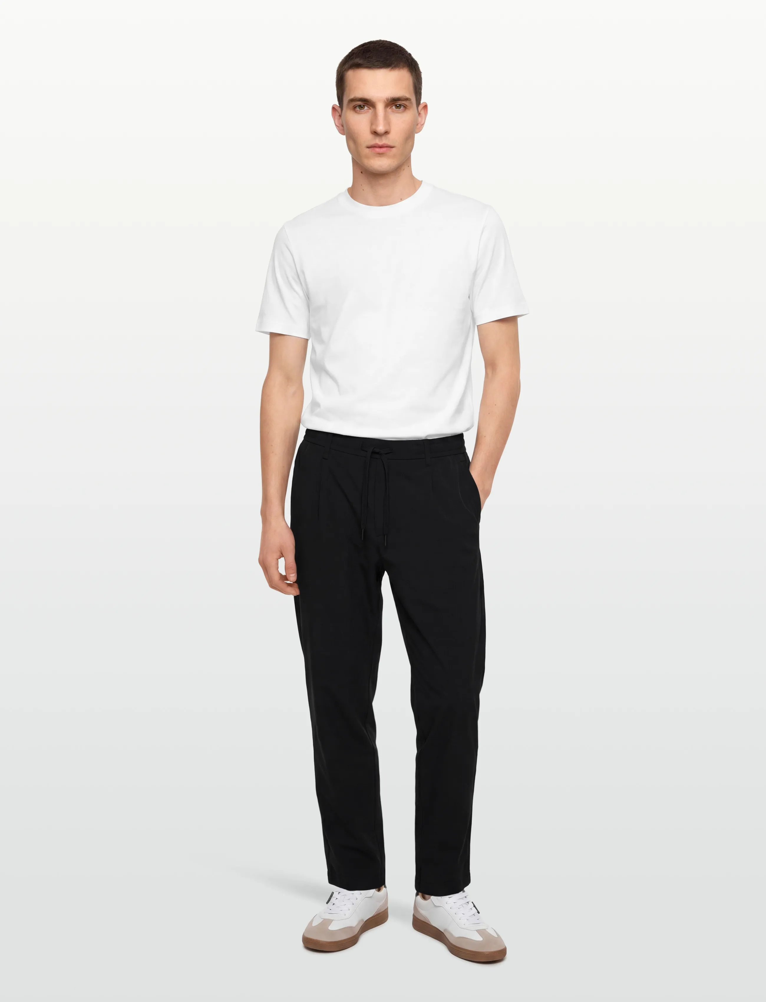 BOSS - TR_Convert-Pleat Long - joggingbukser - black - 0