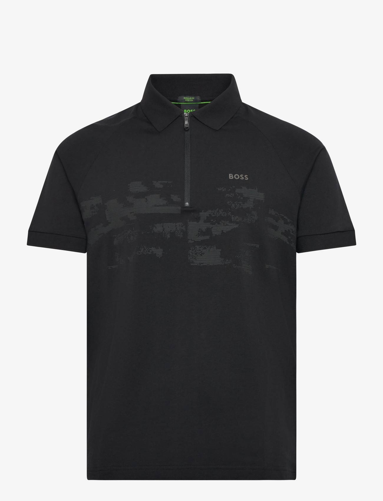 BOSS - PL_Globe Pattern - kortærmede poloer - black - 0