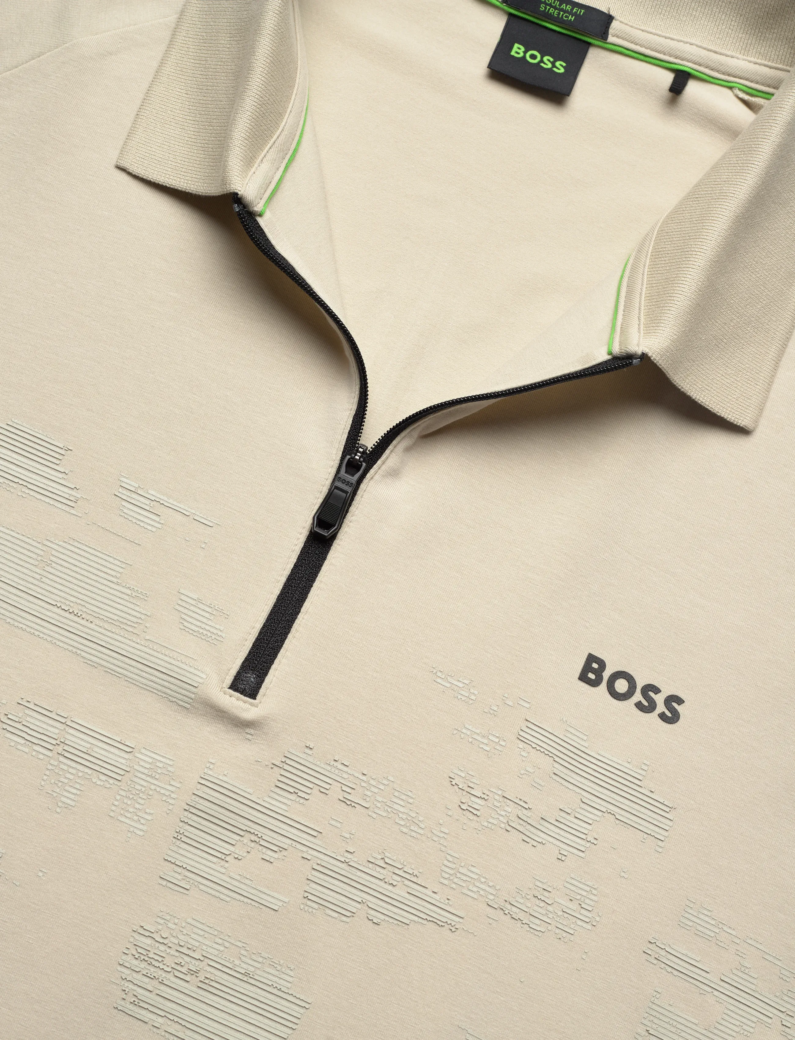 BOSS - PL_Globe Pattern - polos - light beige - 2