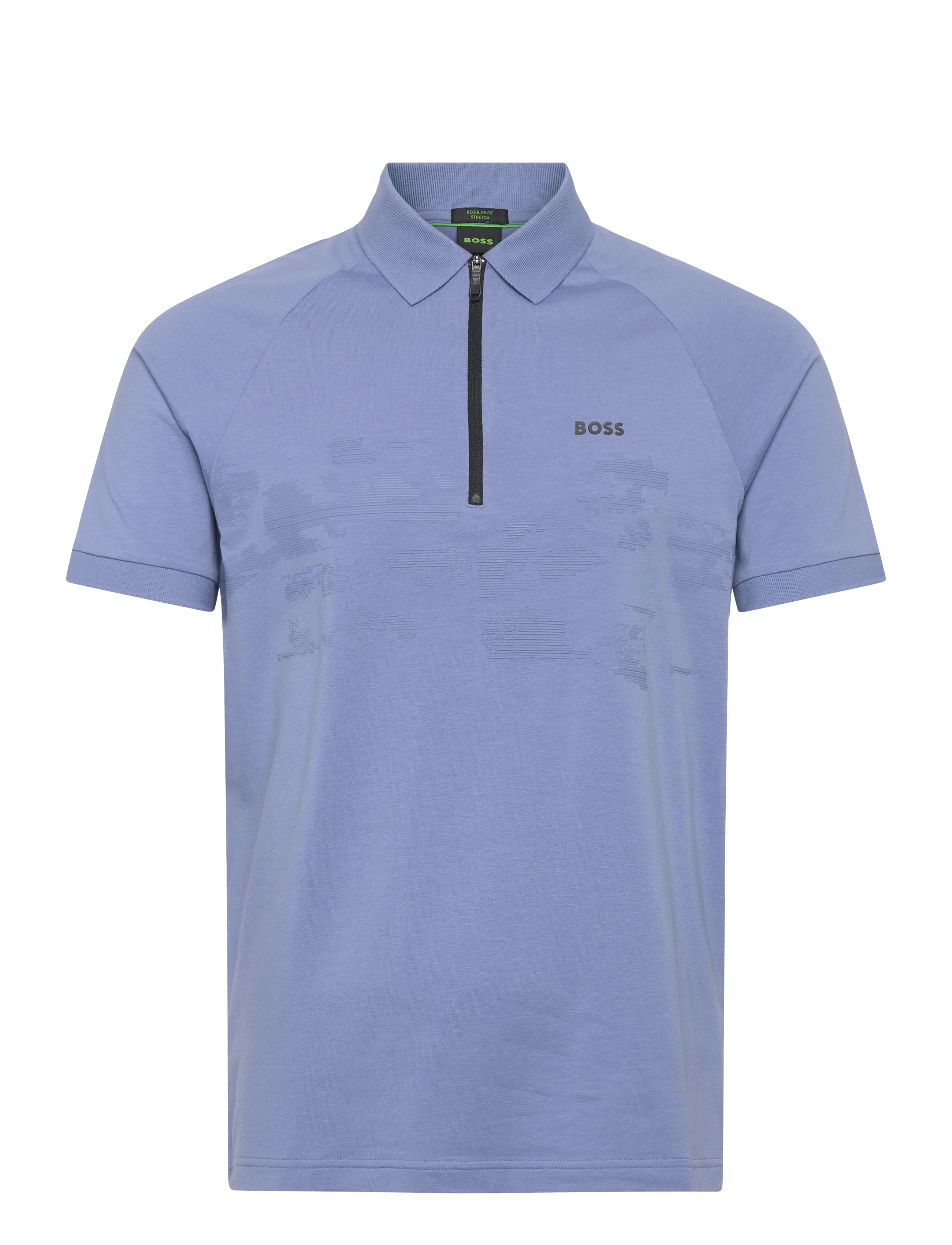 BOSS PL_Globe Pattern - Poloshirts - LIGHT/PASTEL BLUE / purple