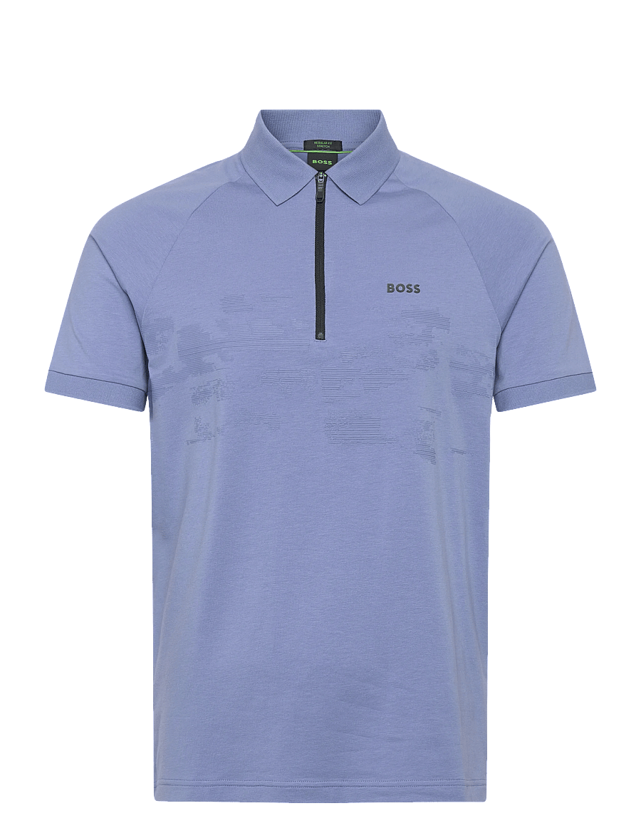 BOSS - PL_Globe Pattern - oberteile & t-shirts - light/pastel blue - 1