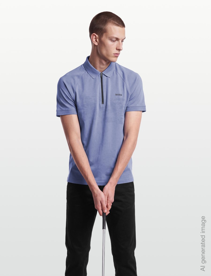 BOSS - PL_Globe Pattern - oberteile & t-shirts - light/pastel blue - 3