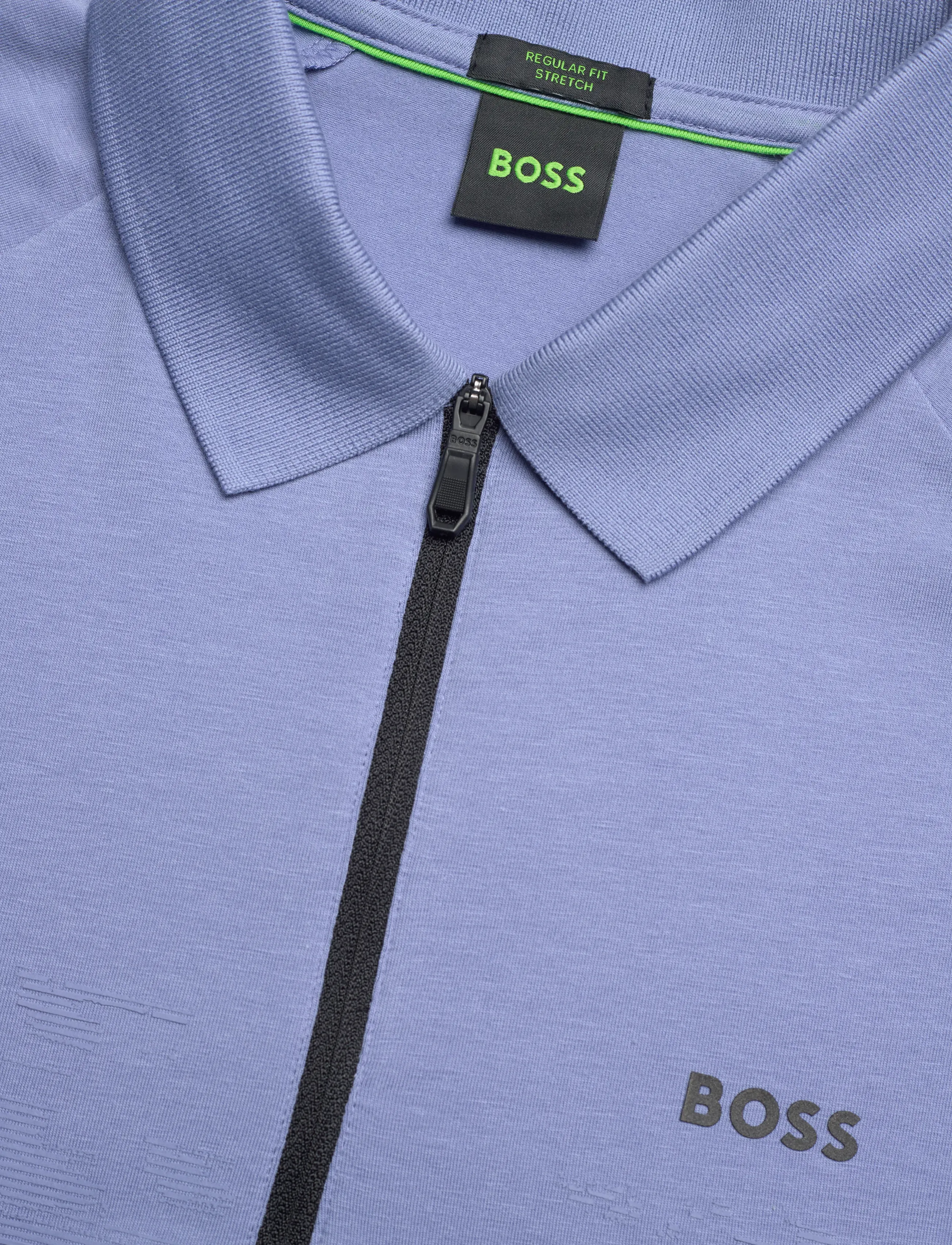 BOSS - PL_Globe Pattern - kortärmade pikéer - light/pastel blue - 2