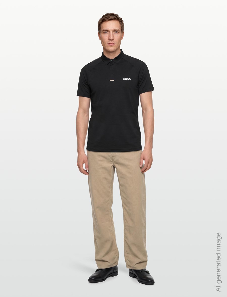 BOSS - PL_GOC Paddytech - toppar & t-shirts - black - 0
